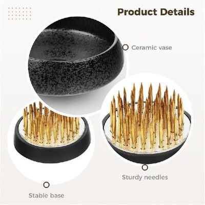 Round Ikebana Holder Flower Frog DIY Flower Arrangement Inse