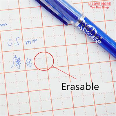 极速25pcsset Erasable Gel Pen Refills Rod 05mm Washable Hand