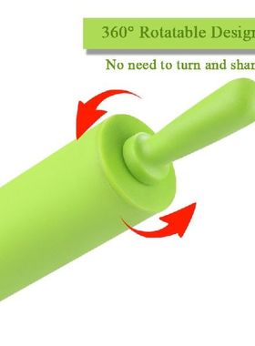 Various Sizes Non-Stick Silicone Rolling Pin Fondant Cake