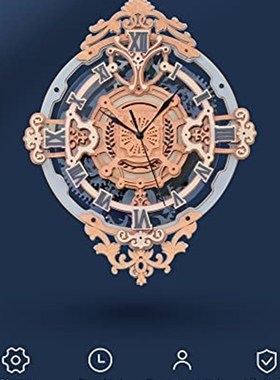 ROKR 3D Wooden Puzzles for Adults-DIY Wall Quartz Clock Kits