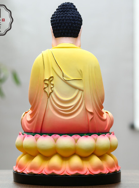 好货家用 阿弥陀佛药师佛三宝佛 释迦摩尼佛祖 树脂佛像 如来佛主