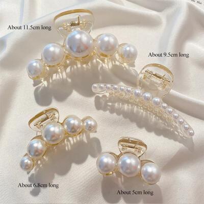 极速Fashion Hair Claws Grab Clip Elegant Shark Clips Hairpin