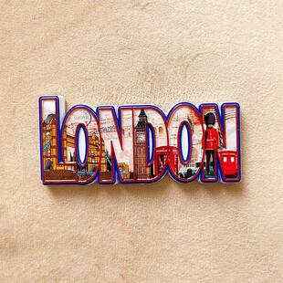 英国伦敦冰箱贴世界各地风景英文字母旅游纪念新品