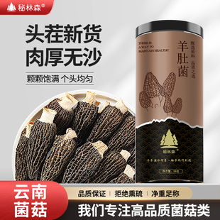云南羊肚菌头茬新货肉厚无沙颗颗饱满高品质菌菇煲汤火锅食材特产