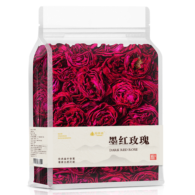云南墨红玫瑰花茶低温冻干