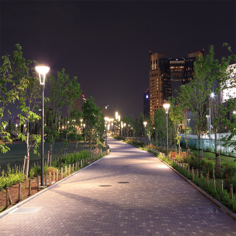 夜晚直播间背景墙公园凉亭夜景灯光氛围感唱歌舞蹈小路场景背景布