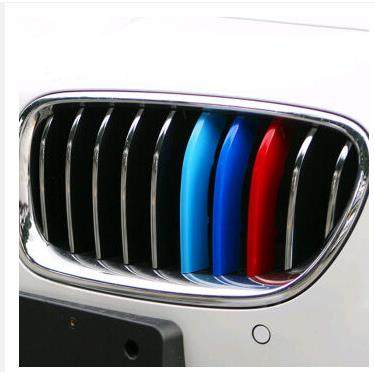 汽车中网5系改装三色卡条中网饰条免拆卡扣X1X3X4X6X5GT525Li320i