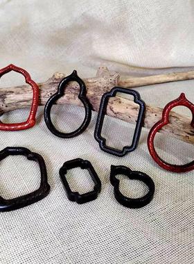 框黑檀紫檀葫芦框佛龛车挂钥匙扣配件吊坠DIY饰品工艺品