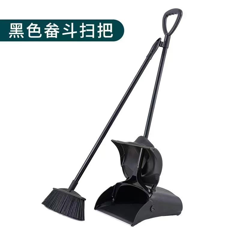 新款加厚防风簸箕扫把套装清洁物业环卫酒店企业用簸箕