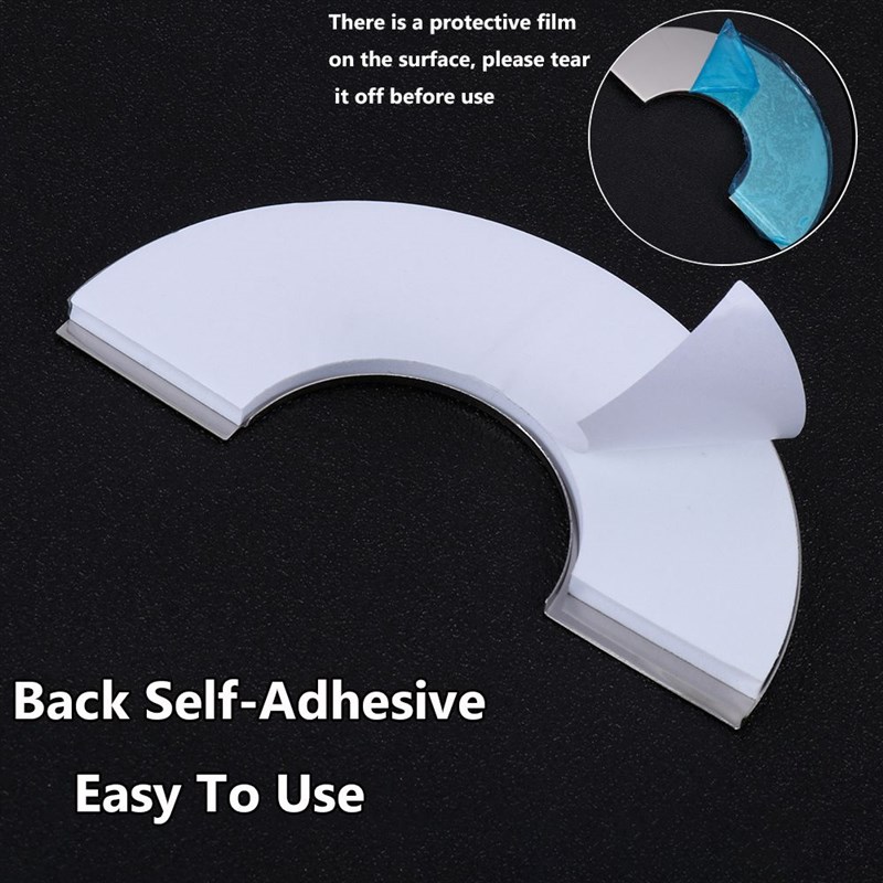 1Pcs Stainless Steel Water Pipe Wall vers Self-Adhesive Show