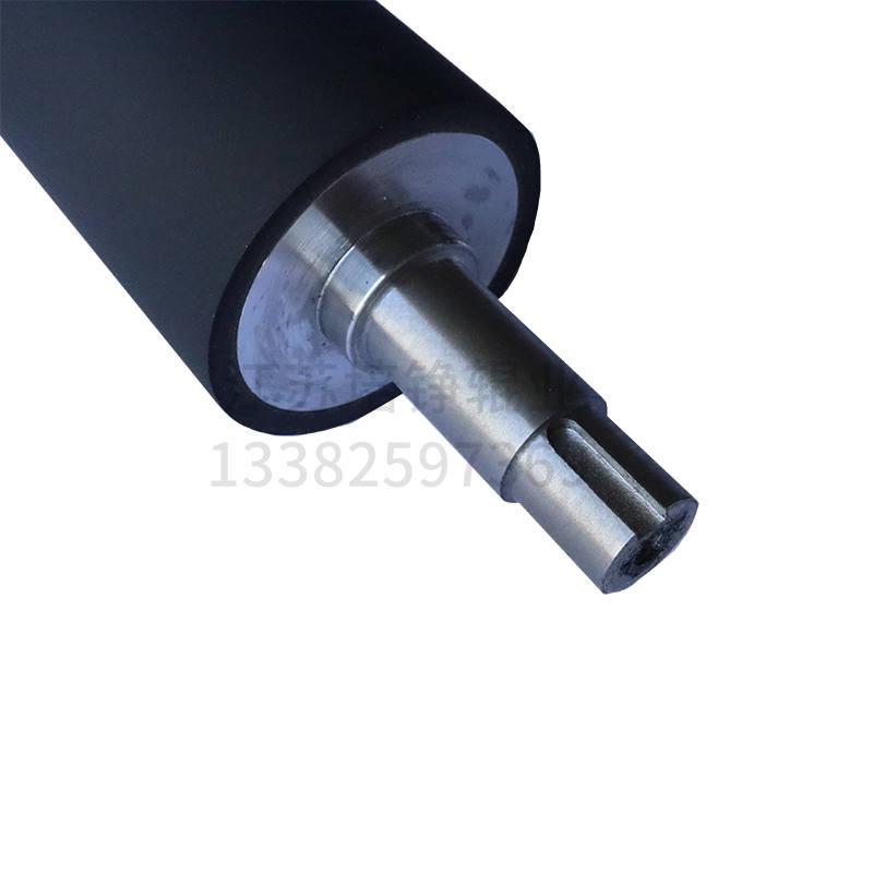 胶辊定做聚氨酯输送包胶滚轮耐磨高温无动力滚筒pu矽胶橡胶不锈钢