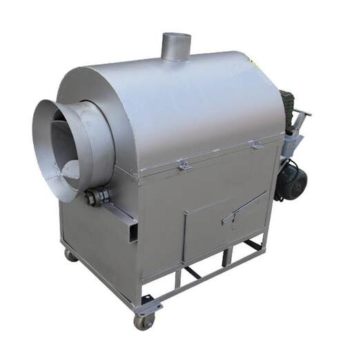 极速干货店专用坚果炒货机 大豆花生烧煤柴滚筒炒货机 芝麻电加热