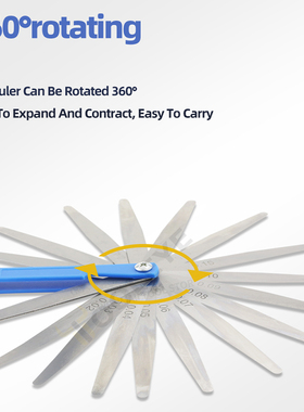 100B17 Feeler Gauge Metric Thickness Gauge Set Blade Gap Fil