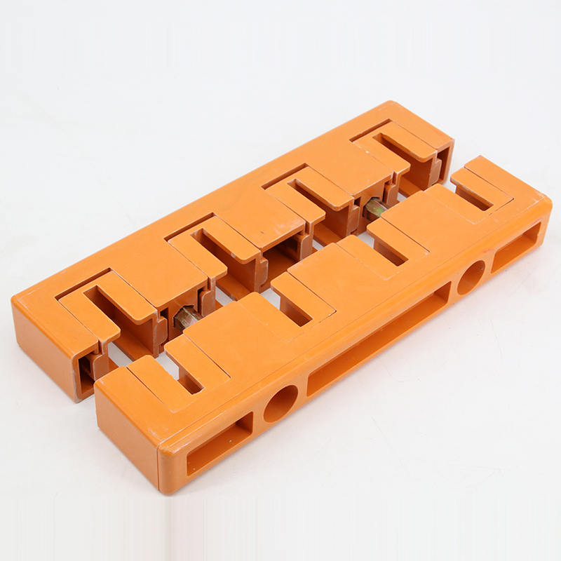 四相100间距母线框夹MD6GGD柜用总长390黄色母排架铜铝排固定支架