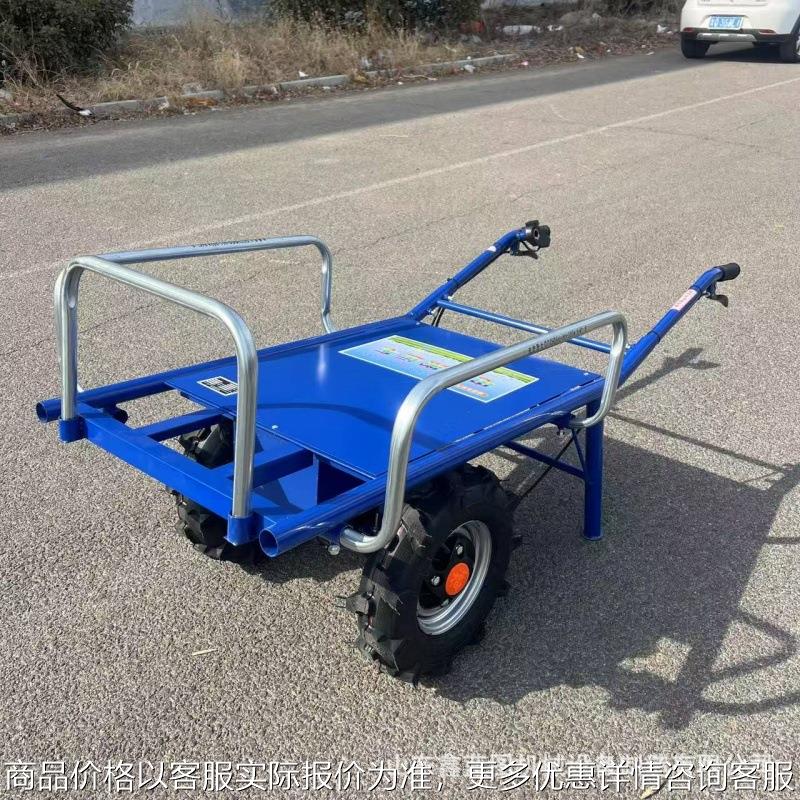 电动鸡公车农用三轮手推车家用四轮养殖饲料搬运推车果园爬山虎