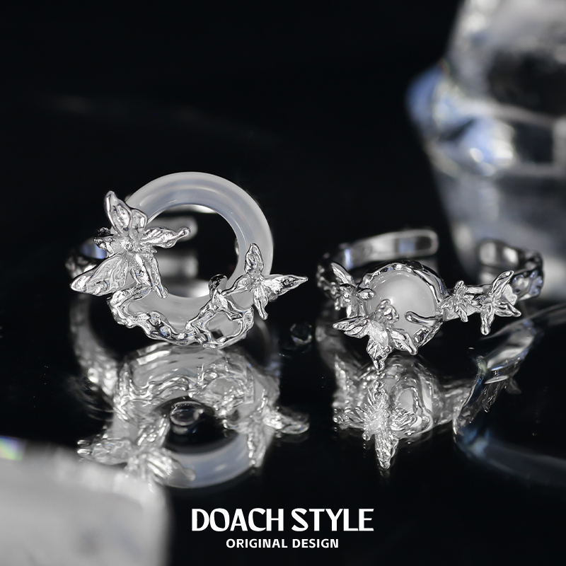 蝴蝶平安扣DOACH纯银古风