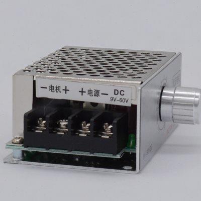 直流减速电机调速器 PWM 9V-60VDC 马达大功率调速开关 60A大电u.