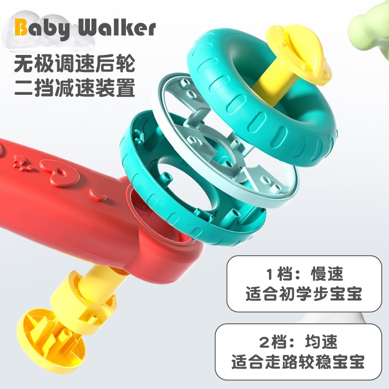 速发TF音乐滑行安全助步车2-岁婴儿手推学步车多功能益智玩具BJ