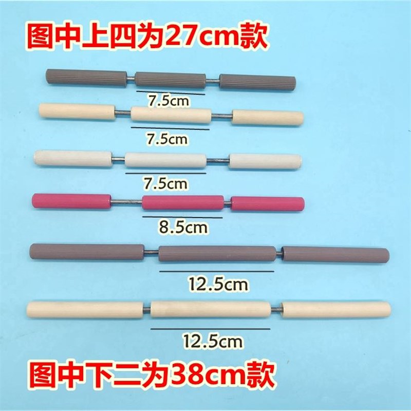 速发滚轮式胶棉拖把叉头挤水海绵拖配件铝叉塑料件把头吸水胶拖通