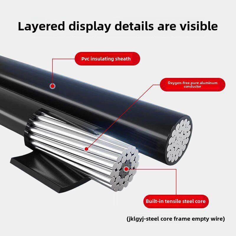 国家标准Jklyj框架空气绝缘电线铝芯电缆25/35/70/120/150/300平