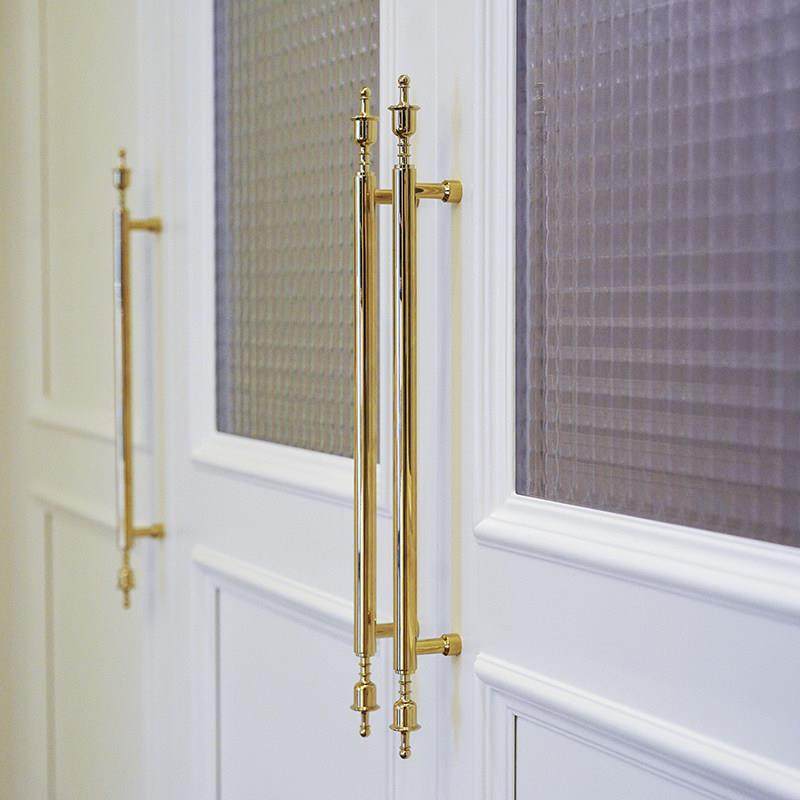 不止黄铜法式意式高端实心纯黄铜拉手电镀金色衣柜门鞋柜长条把手,基础建材,小拉手,淘宝优惠券,粉丝福利购,淘宝优惠卷