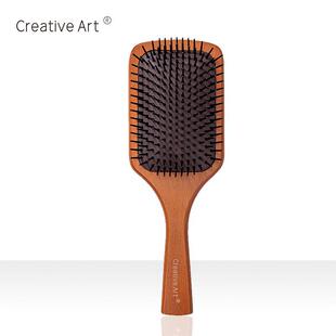 Creative art气垫梳子气囊梳大排梳顺髪养生木梳女头部防按摩经络