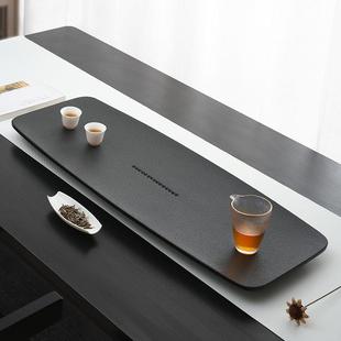 乌金石茶盘家用客厅现代功夫茶台轻奢办公高级感干泡台