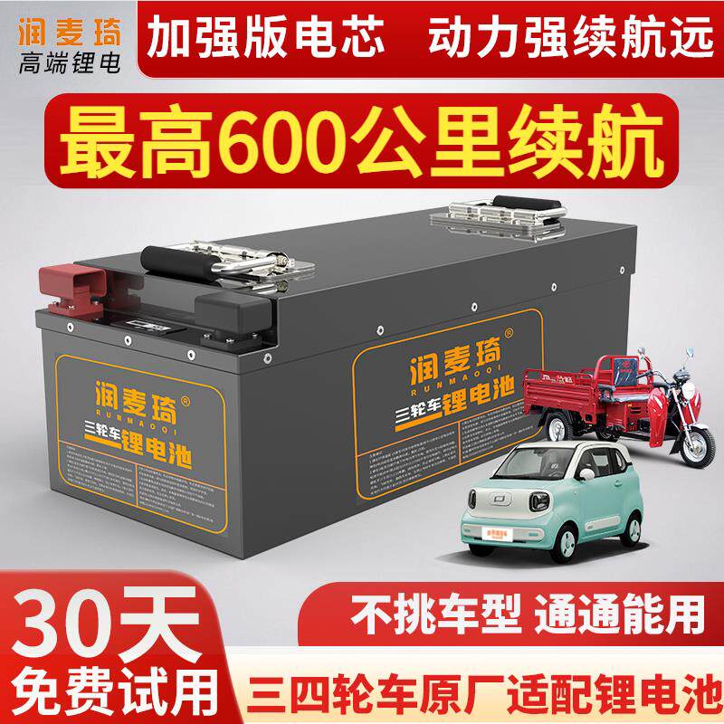 电动车锂电池48v60v72v大容量宁德大单体磷酸铁锂二三四轮电瓶车A