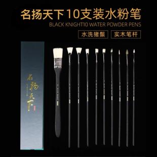 名扬天下水彩笔套装10支联考画笔美术生初学者培训联考水彩笔