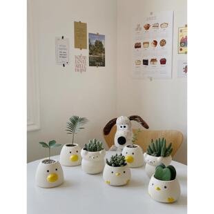 植物私生活 宠物系萌系可爱风趣味迷你仙人掌多肉桌面绿植小盆栽