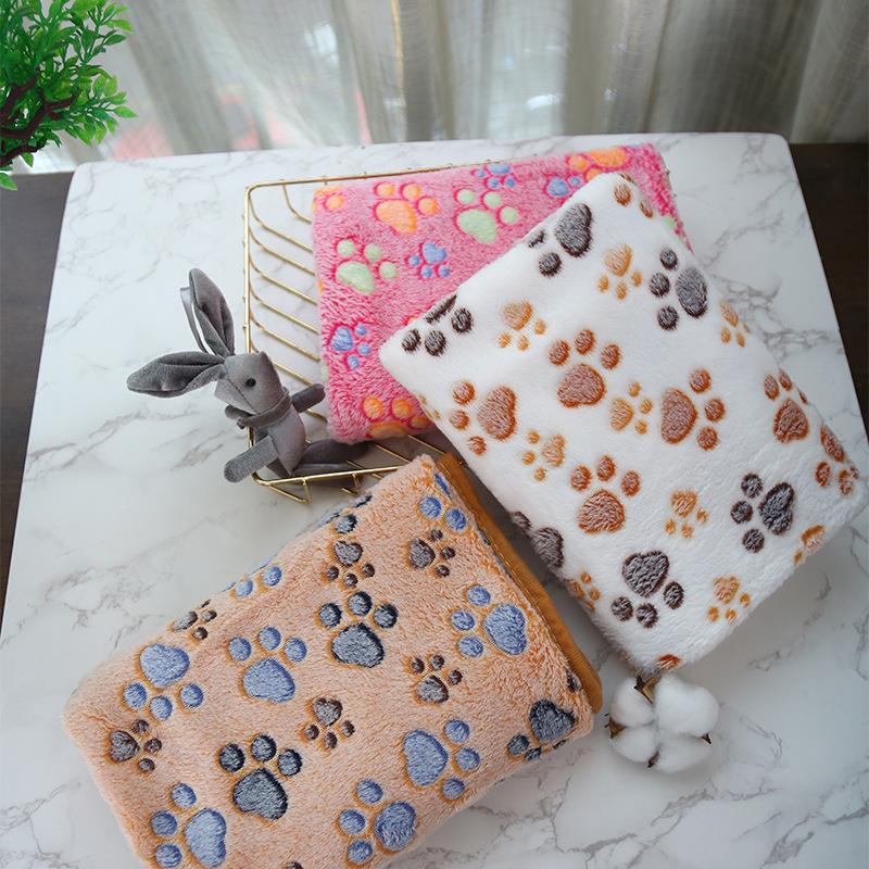 宠物用品跨境直供亚马逊睡垫四季保暖珊瑚绒毯子狗窝猫窝毛毯垫子