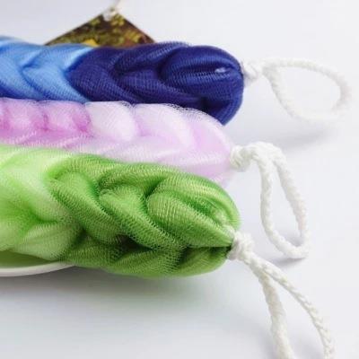 80克大号时尚渐变色搓澡巾 手拉式拉背长条 双面多功能洗澡用品