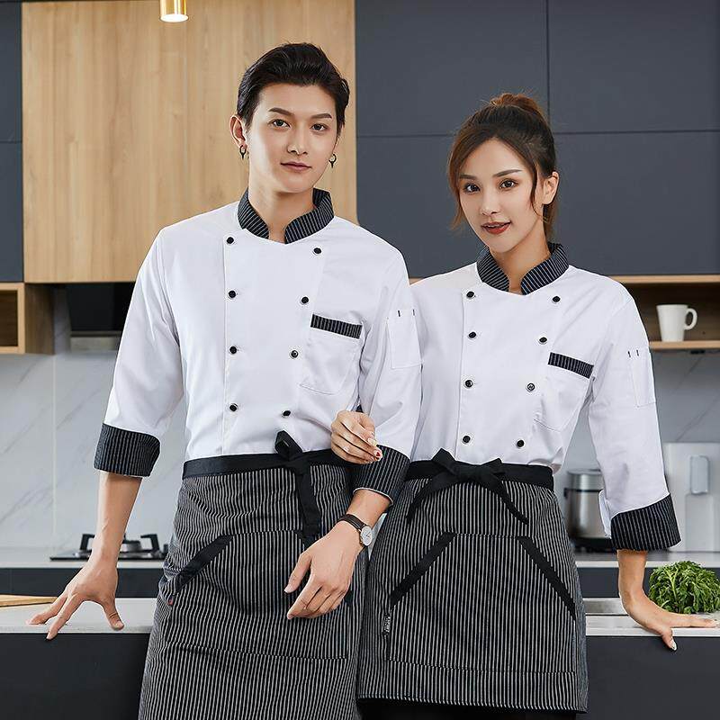 酒店厨师服长袖餐厅火锅店食堂
