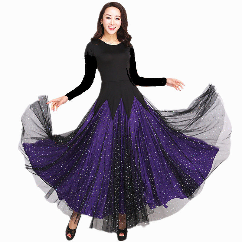 新款摩登舞表演服演出服舞服探戈