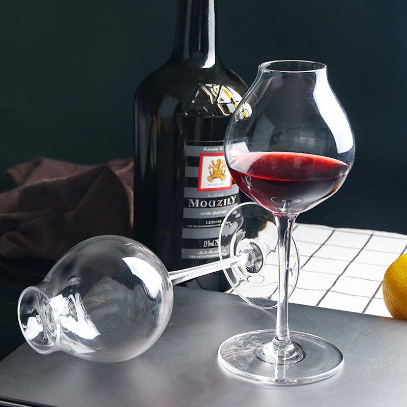 速发欧式高槟闻香杯轻奢威士忌酒杯酒吧V红酒品酒试酒杯香脚杯