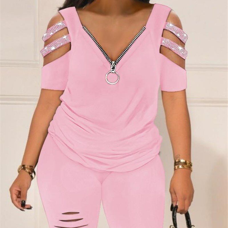 速发Casu Two Piece Set Wo Outfit Sumr Wos Short eev
