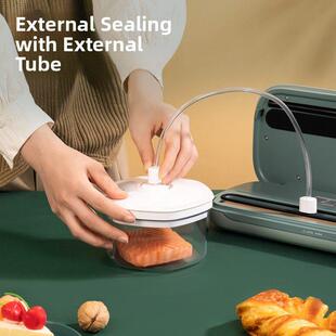 Deli Lm888真空封口机小型家用商用食品封口机保鲜真空包装机