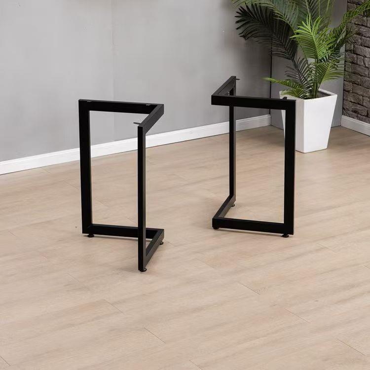 JK铁艺桌腿支架办公桌脚大板桌子桌架金属脚架吧台餐桌脚桌子腿