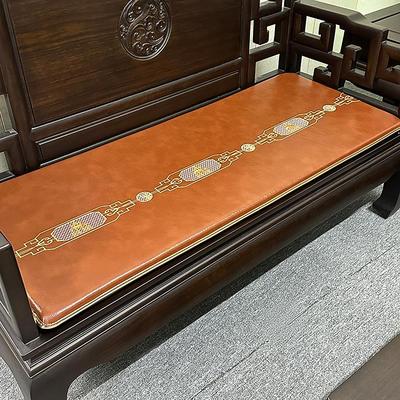 新中式红木沙发坐垫冬夏两用实木家具罗汉床椅垫子套罩海绵垫定制