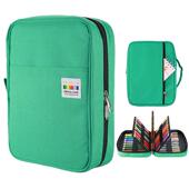 大容量防水166 220 300色笔帘彩铅素描收纳绘画彩铅笔袋美术专用