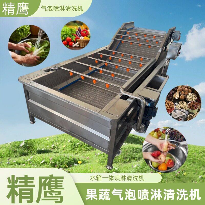 气泡清洗机商用蔬菜水果海鲜肉类海参龙虾清洗设备全自动流水线