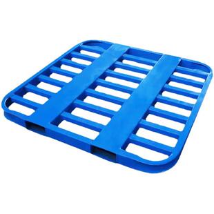 钢制双面镀锌方管加厚圆角铁制垫板重型金属物流仓储货架叉车托盘