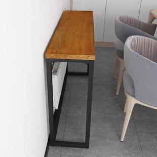 暖气片上方置物架顶隔板遮挡装饰沙发后背柜床头夹边桌靠墙窄长条