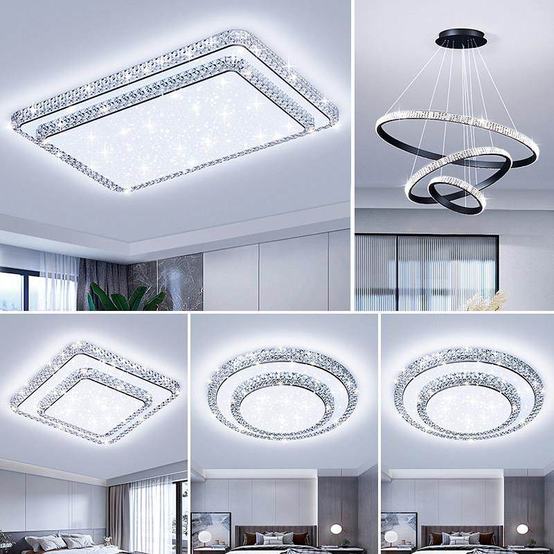 客厅主灯2025新款现代简约大气水晶吊灯吸顶灯具组合中山全屋套餐,家装灯饰光源,客厅吸顶灯,淘宝优惠券,粉丝福利购,淘宝优惠卷