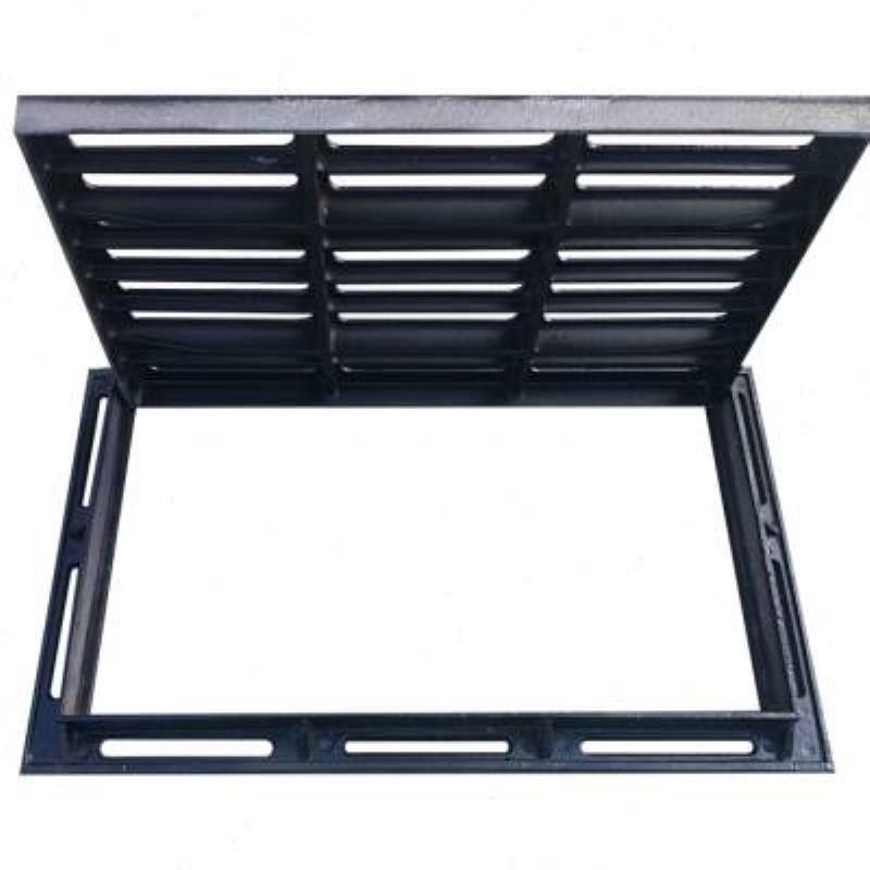 铸铁井盖排水沟盖板井盖正方形雨水篦子水井盖单篦双篦雨水口重型