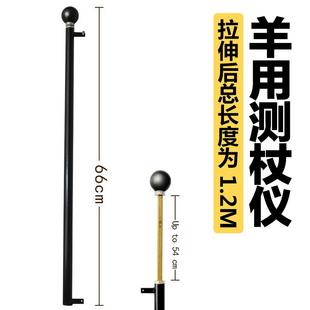 .动物身高测量仪器牛羊体宽测量卡尺马驴测仗仪不锈钢测杖兽用器