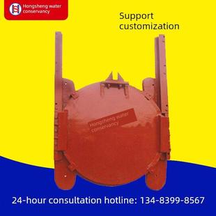 铸铁闸板一体化手动电动启动机不锈钢河道分体式水闸板泵站钢闸板