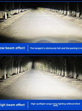 汽车Led激光大灯H7超亮强光9005镜头H4远近集成H1汽车灯9012灯泡H