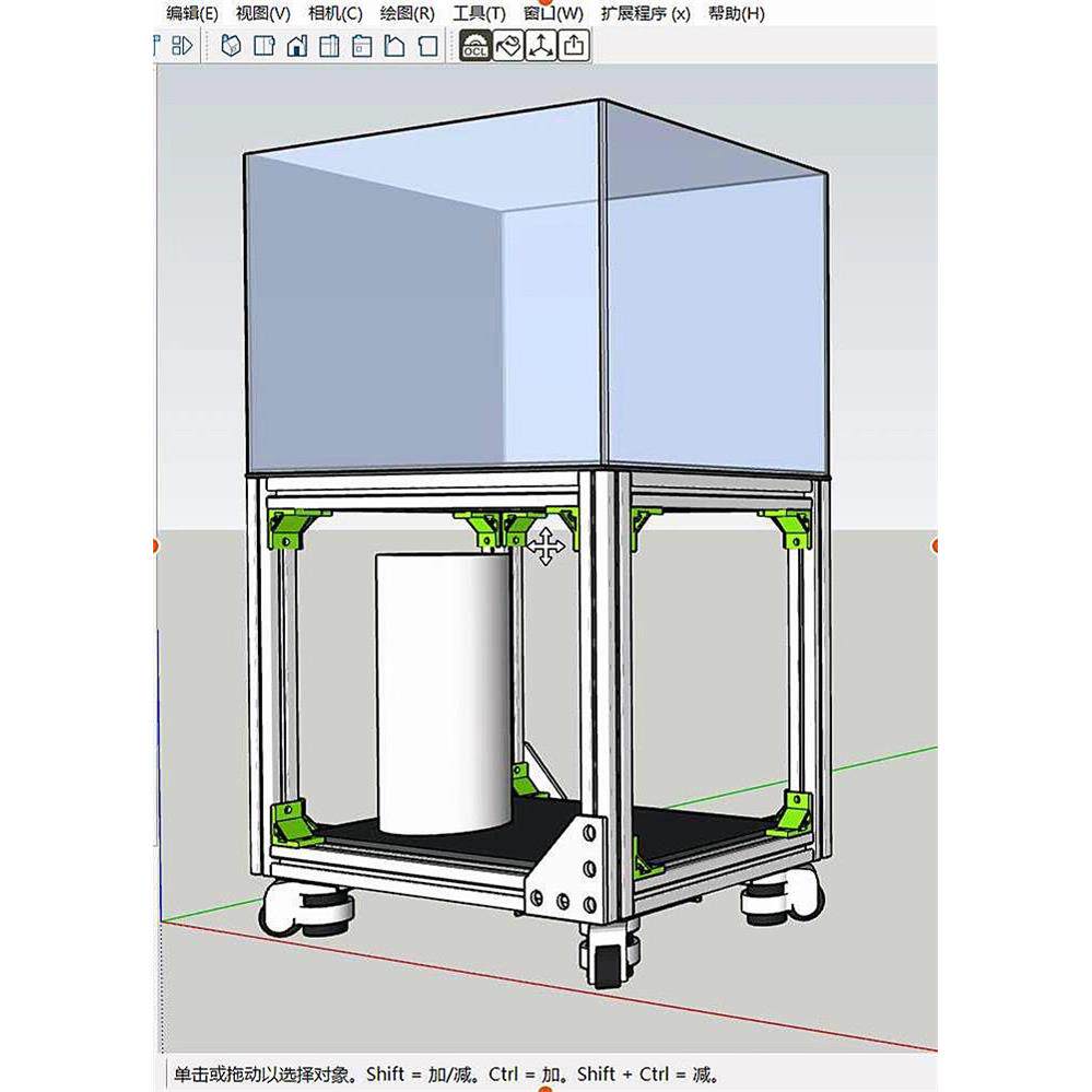 双层铝合金架子定制设计工业风鱼缸架鱼缸架龟缸架x40型材鱼缸架