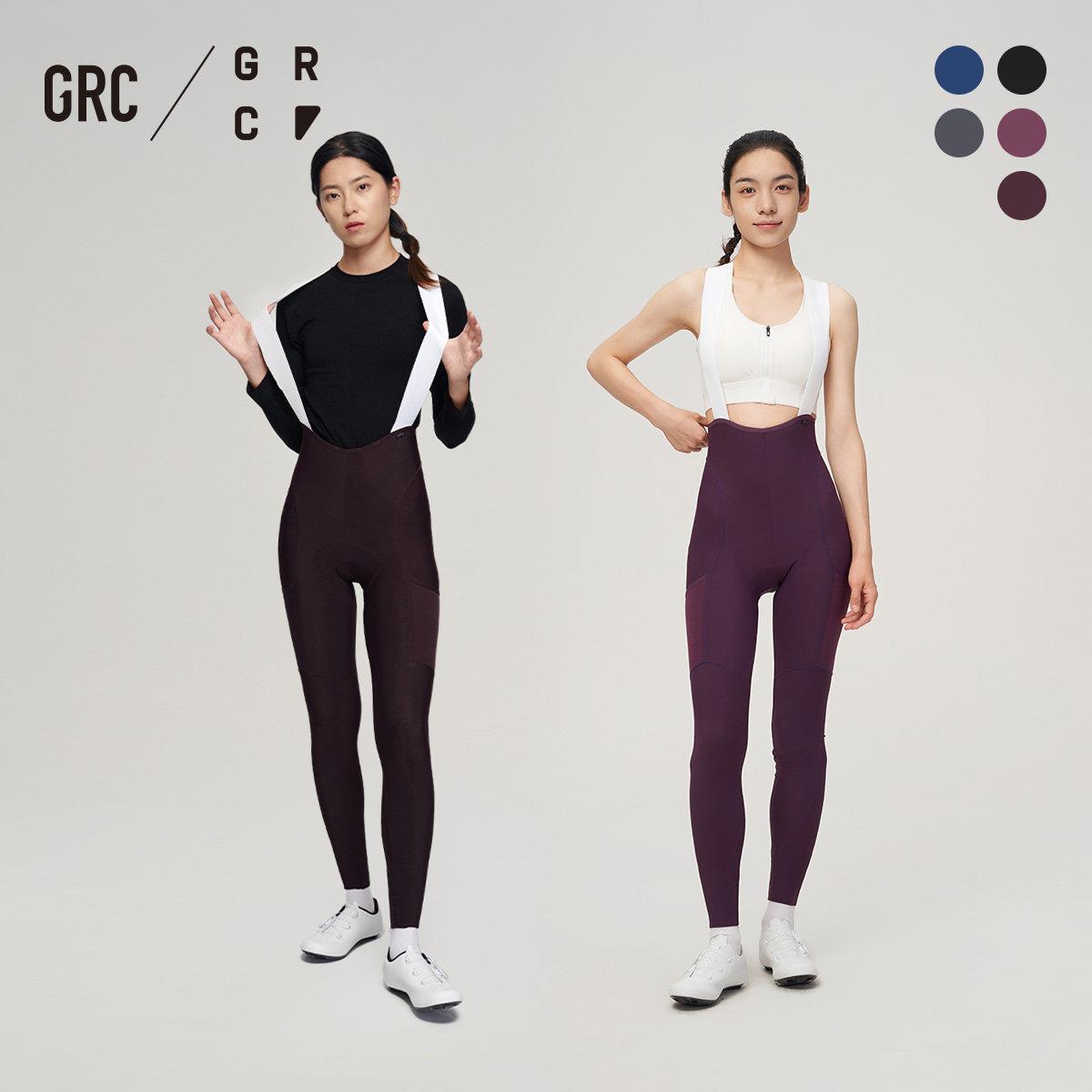 GRC桀骜无尽女士秋冬季新款TECH系列抓绒保暖反光抱婴袋骑行裤长